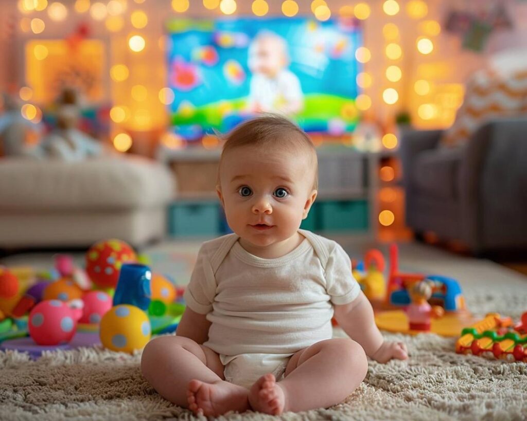 Quel risque qu’un bébé de 6 mois regarde la télé ?