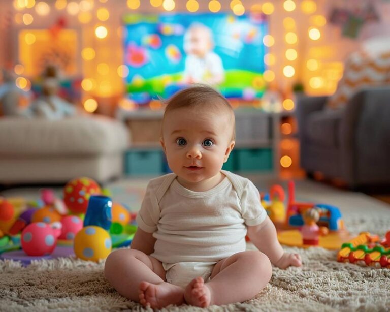 Quel risque qu&rsquo;un bébé de 6 mois regarde la télé ?