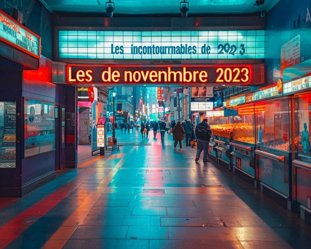 Sortie Cinéma: Les Incontournables de Novembre 2023 à Ne Pas Manquer!