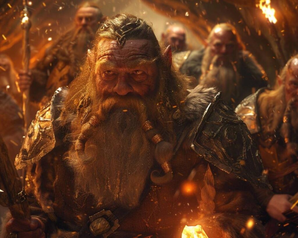 Les Nains du Hobbit: Portraits et Secrets des Guerriers Sous-Terre