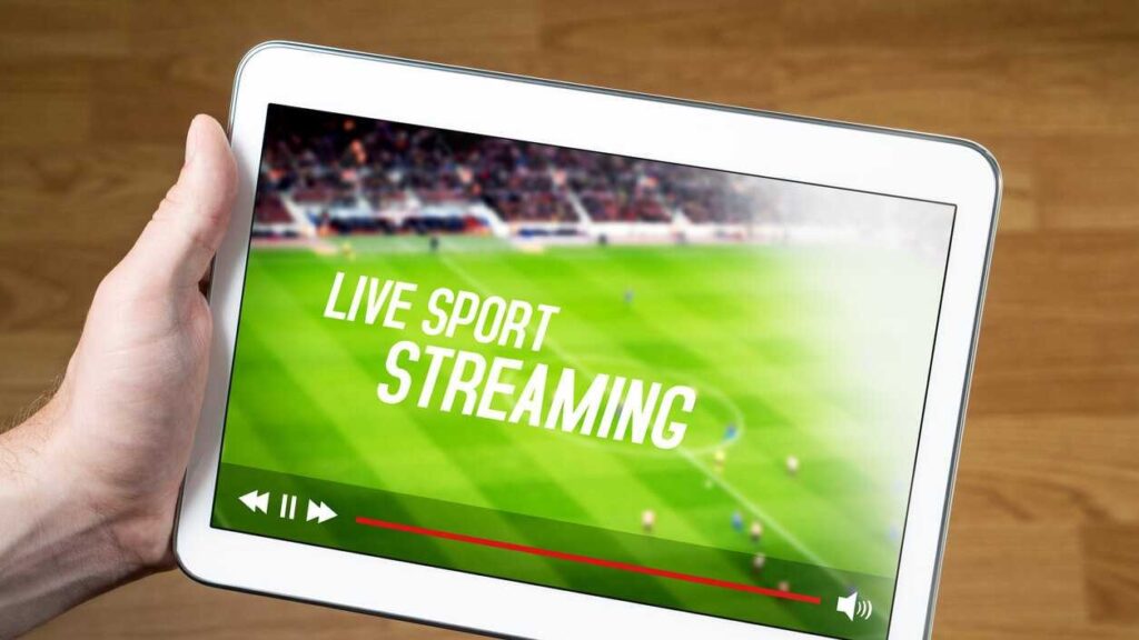 Interface principale de Live TV SX montrant la plateforme de streaming sportive en 2024
