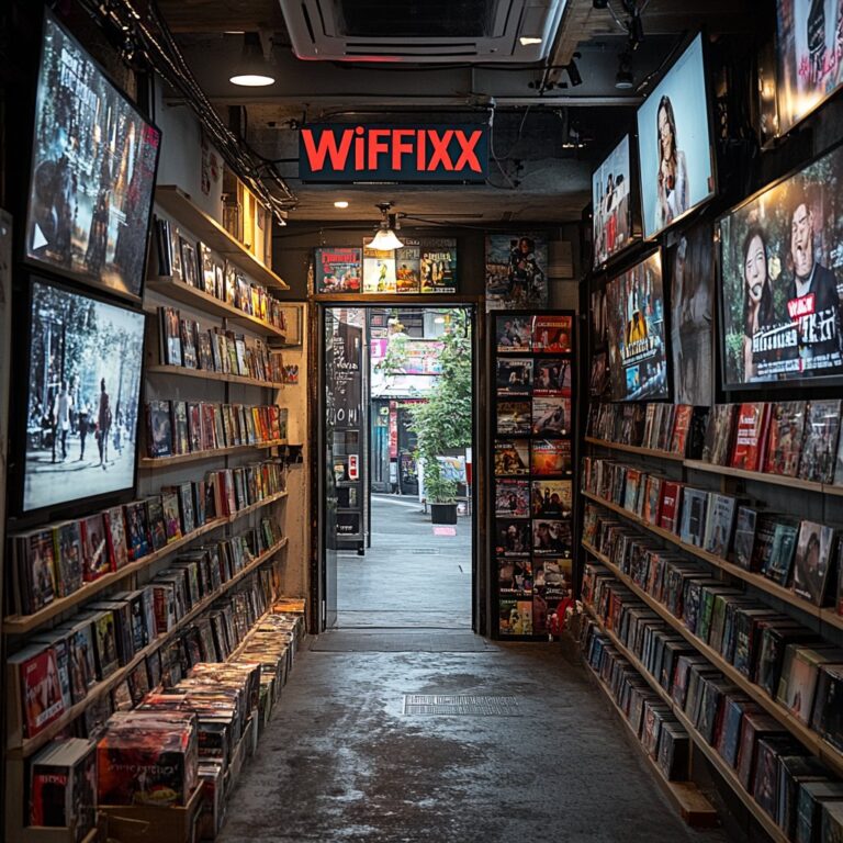 Nouvelle adresse Wiflix 2024 illustrée avec un guide d'accès au site