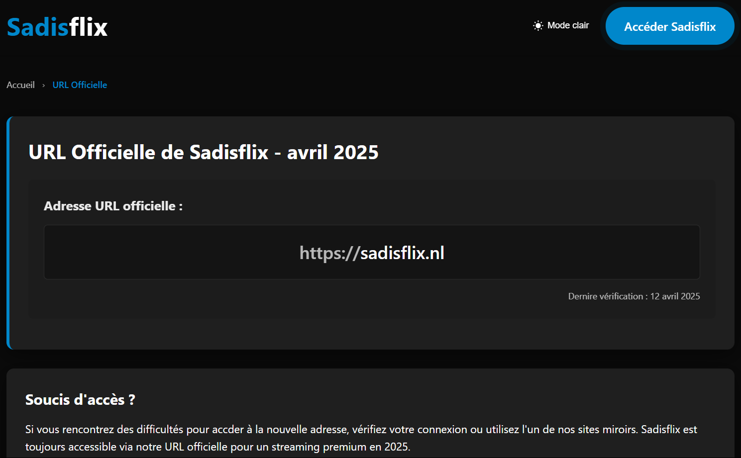 Sadisflix Réseau X 2025