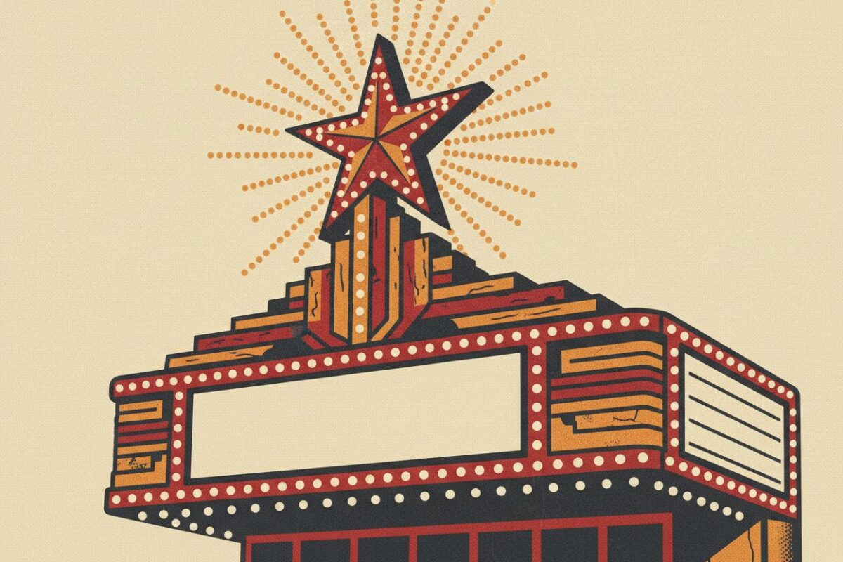 Une marquise de cinéma illuminée